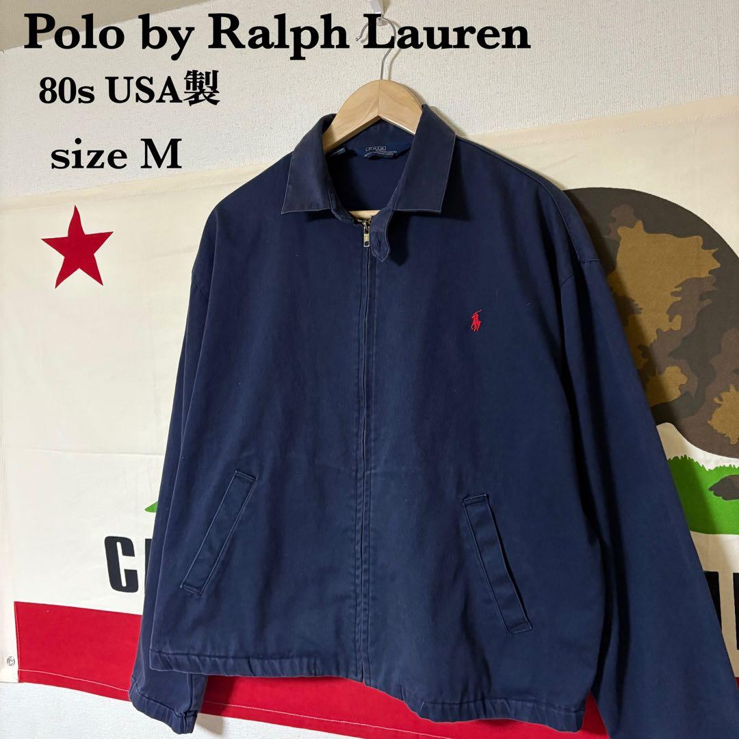 80s USA製 Ralph Lauren スイングトップ サイズM 古着