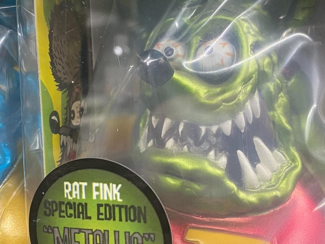 Rat Fink ラットフィンク ボビングヘッド メタリック フィギュア 3体組