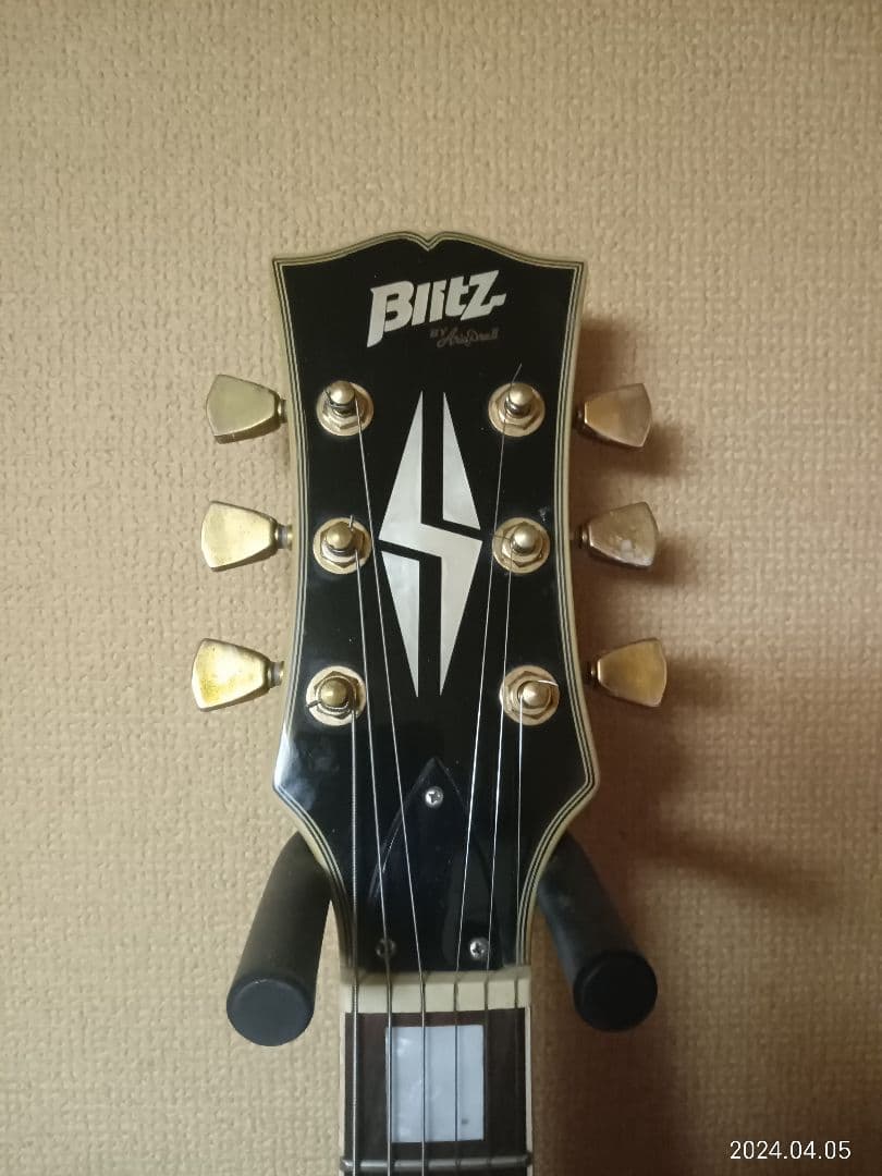 ☆MG2☆新品弦交換済BLITZ by AriaProII レスポールカスタム☆