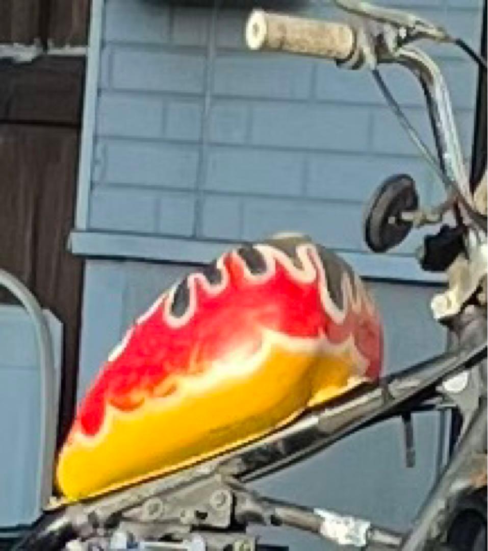 ワンオフ　ナロー　ピーナッツ　タンク　エイジング　xs650 ショベル　エボパン