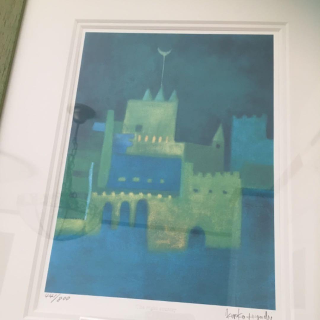 樋口匡子 版画  ジクレー  夜の国  絵画