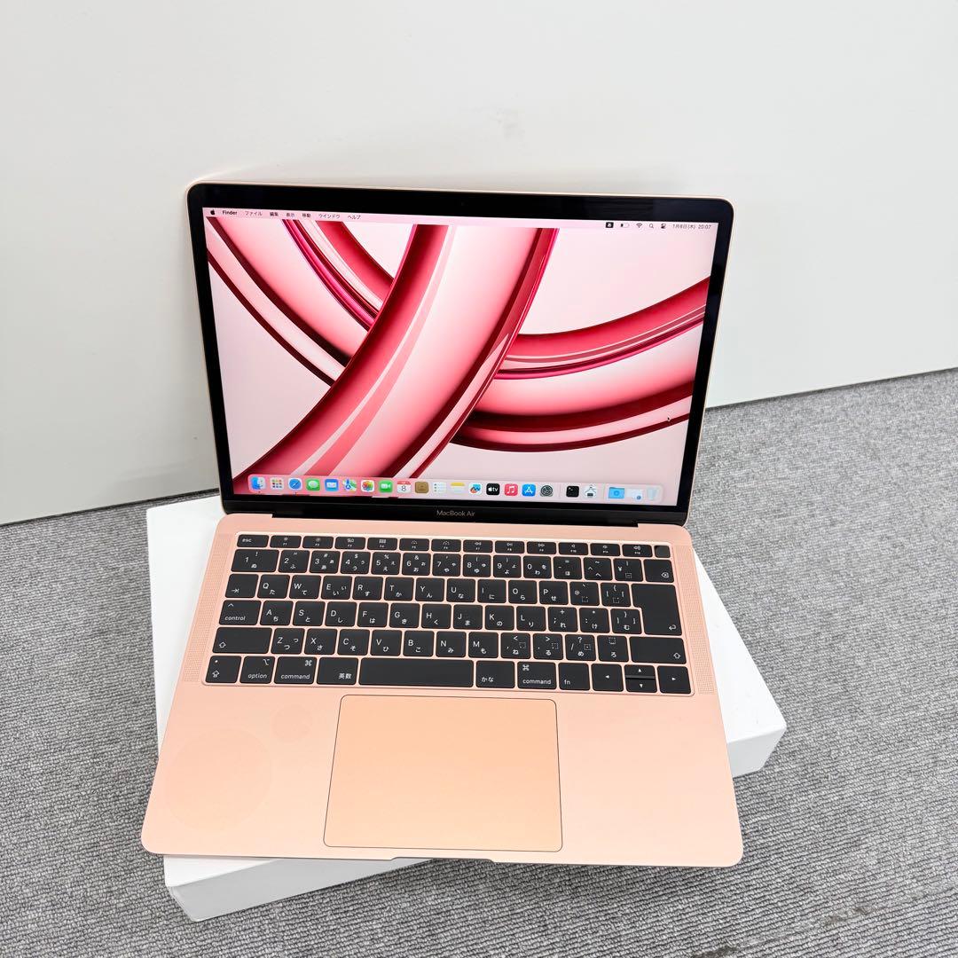 Macbook Air 2018 13 インチ 8GB/128GBローズゴールド