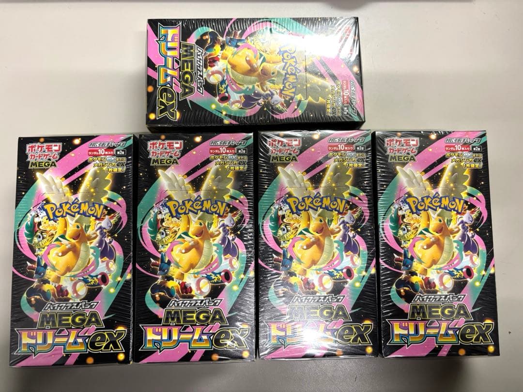 ポケモンカードゲーム MEGA ハイクラスパック MEGAドリームex 5BOX