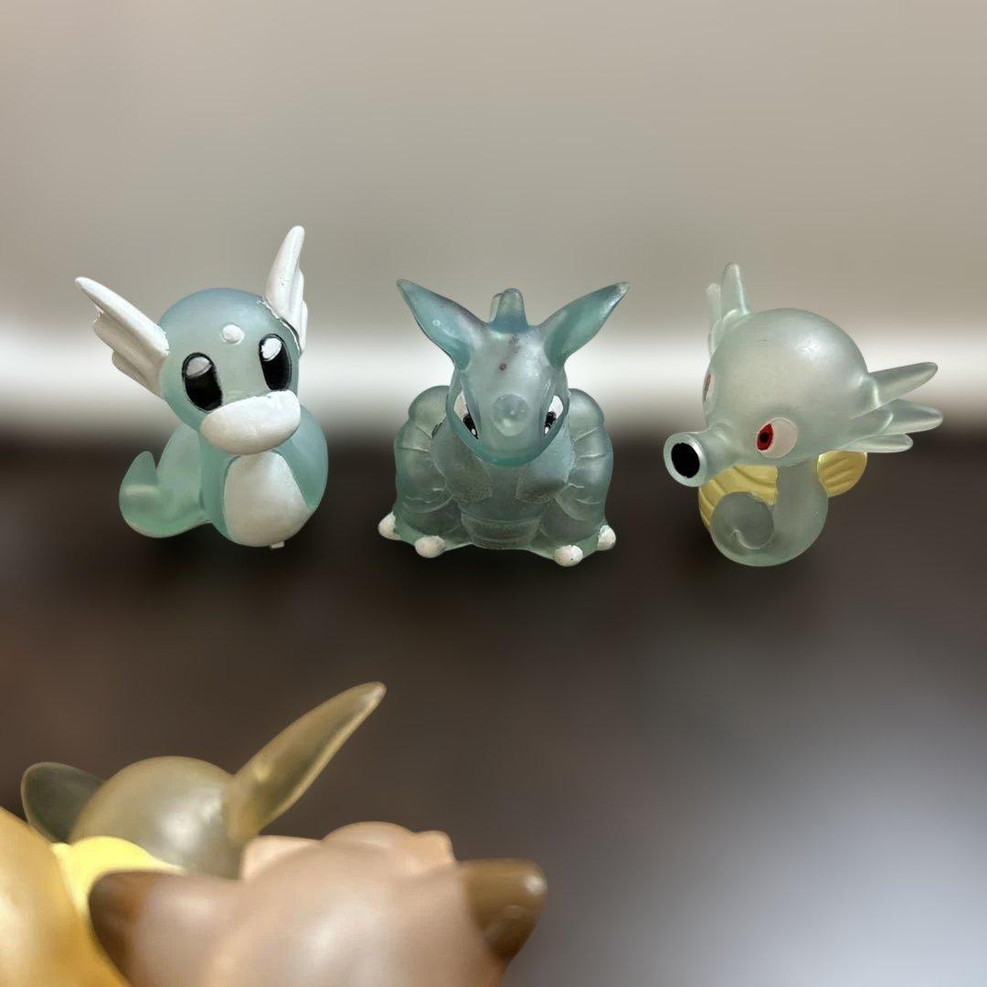 ポケモンキッズ 当時品 任天堂表記 クリア11点セットイーブイリザードシャワーズ