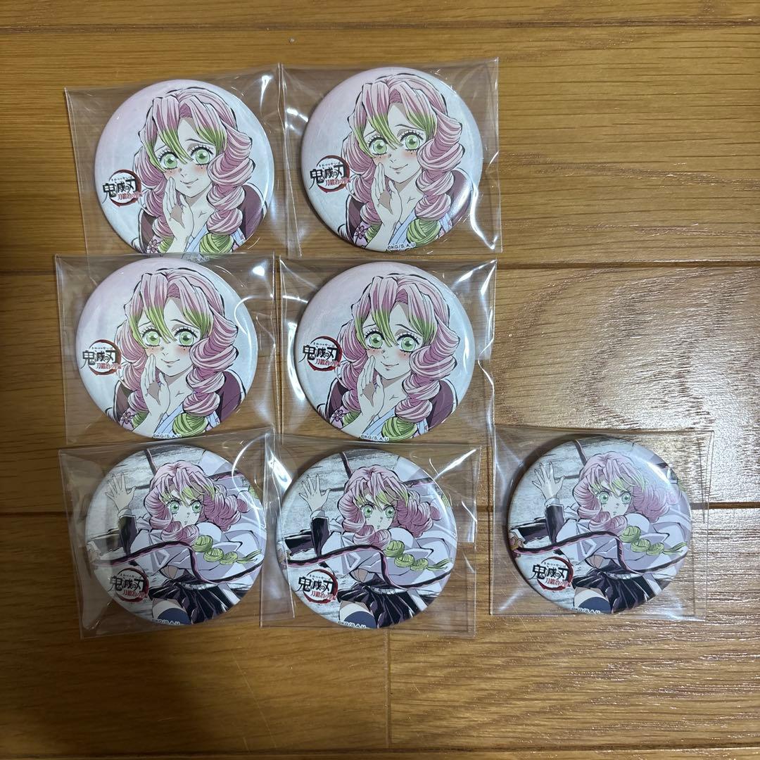 鬼滅の刃　全集中展　幕間画缶バッジ　甘露寺蜜璃