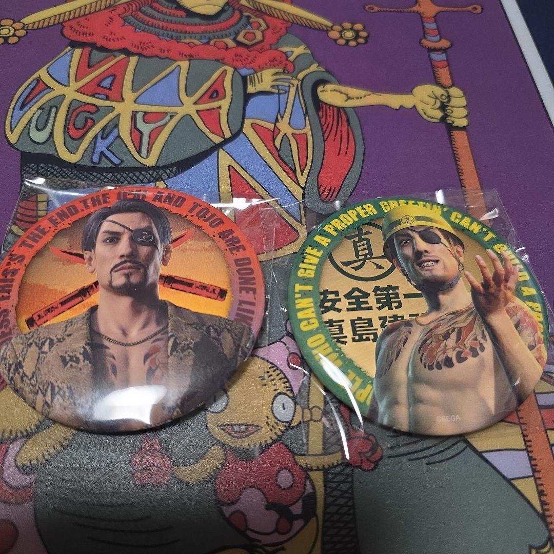 龍が如く 真島吾朗 マスコット 缶バッジ