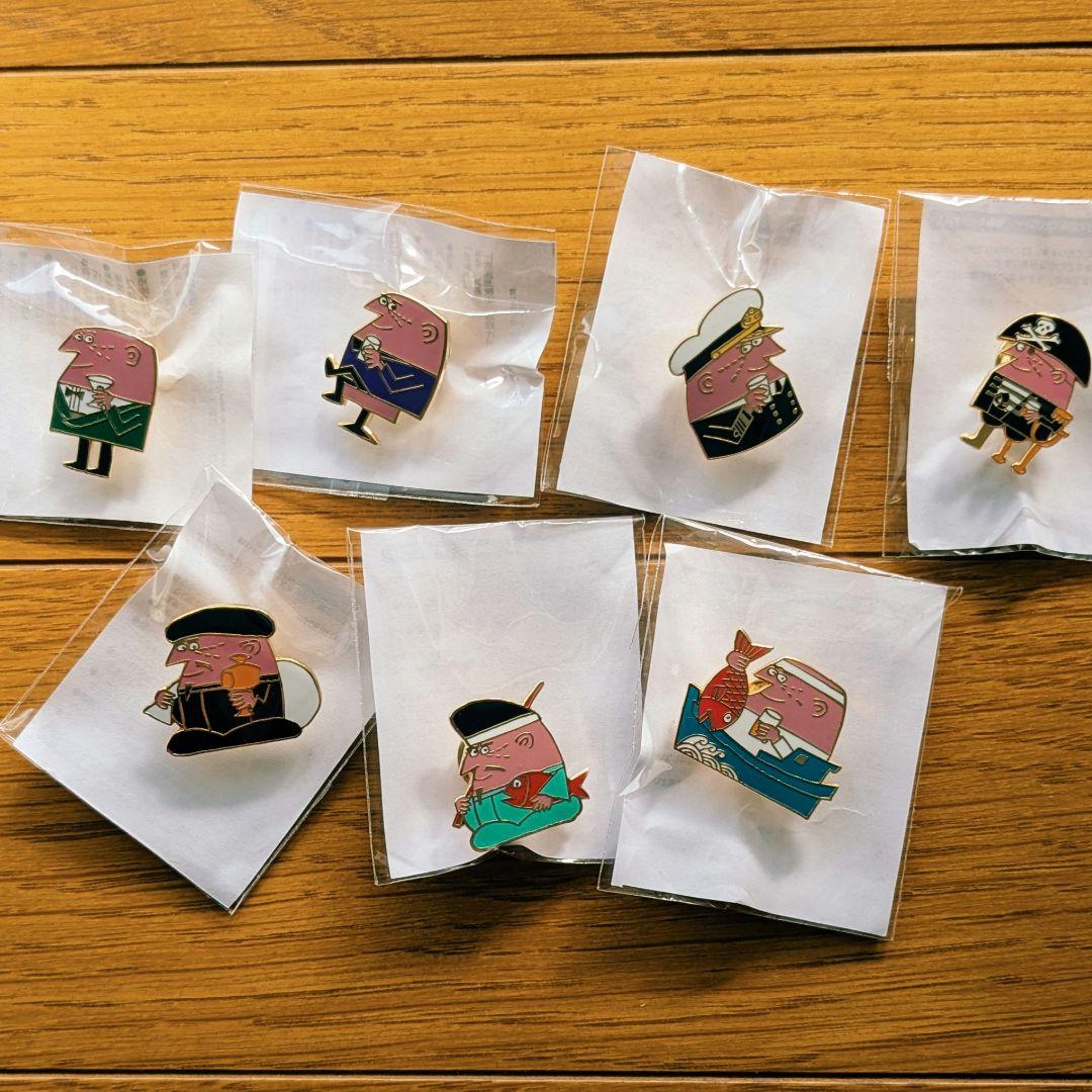 限定【新品未使用】 柳原良平 ピンバッジ ピンズ トリス セット売りのみ!!