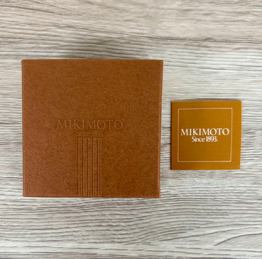 極美品　MIKIMOTO ミキモト　パール　ブローチ　ロゴ　刻印