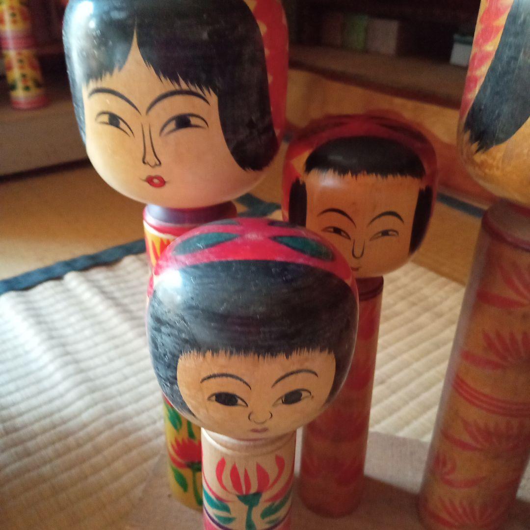 e9伝統こけし！　　肘折系　佐藤一族　10本