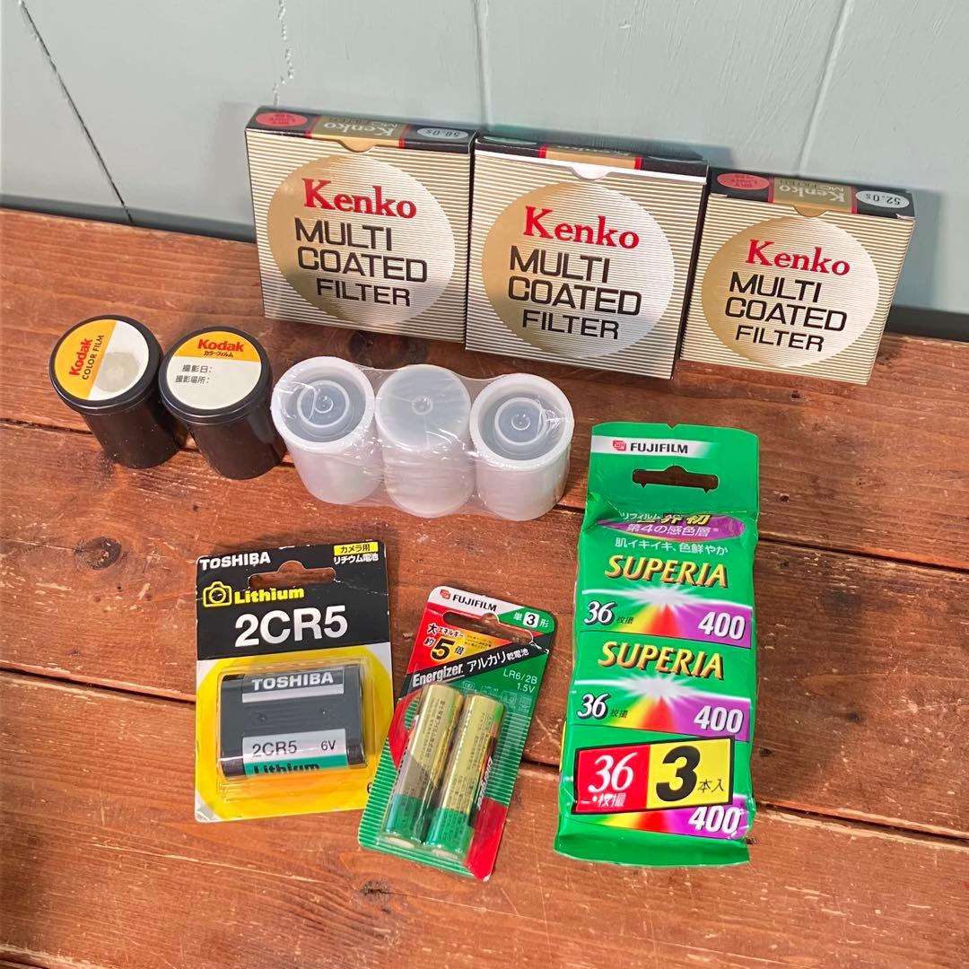 【ダブルレンズセット⭐︎】Canon EOS 630 一眼レフ レンズ2本　小物