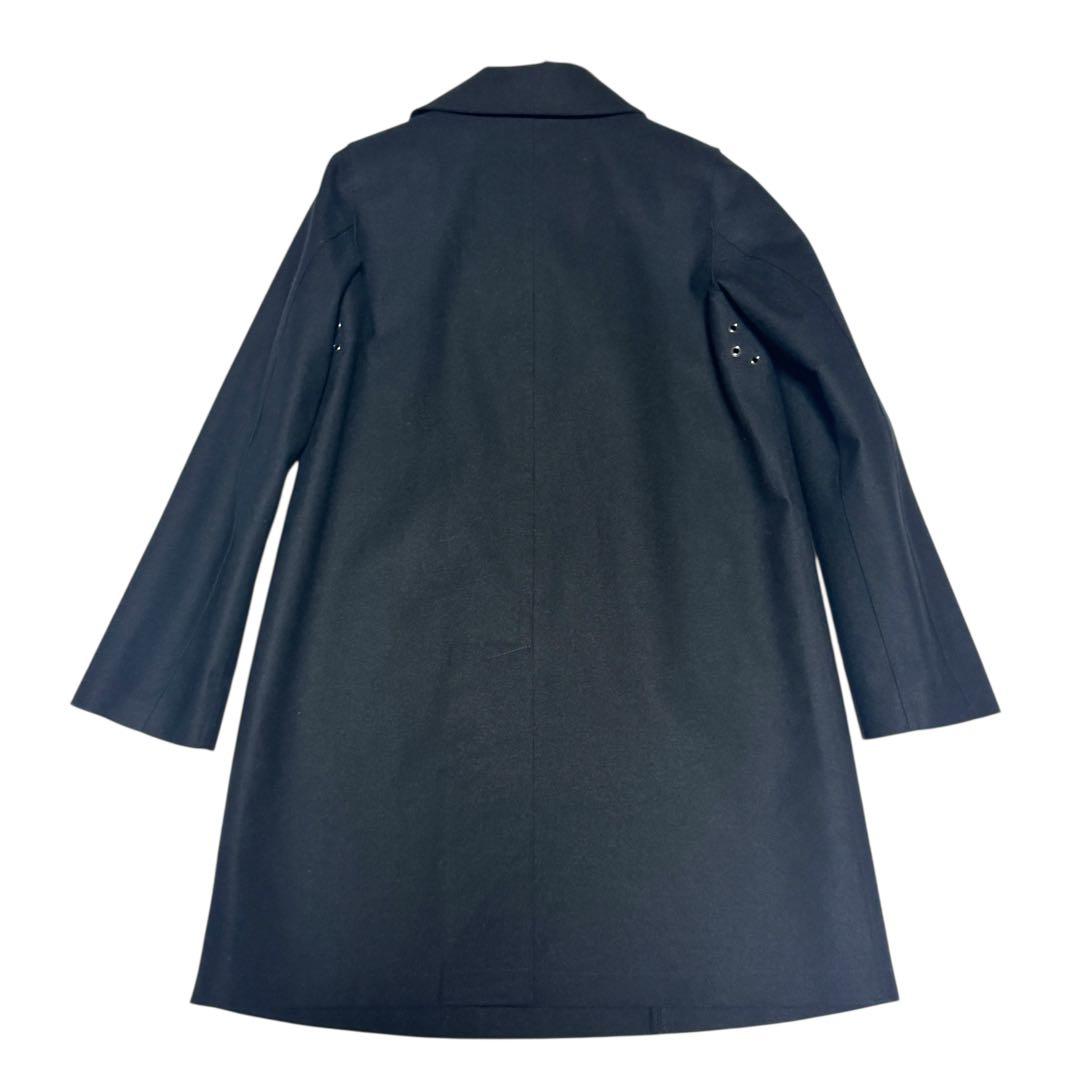 【極美品】MACKINTOSH ゴム引 トレンチコート ブラック 34