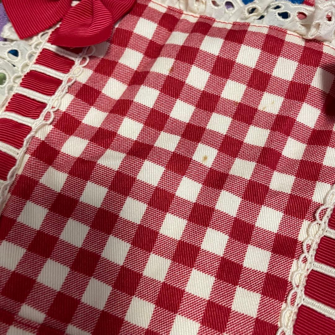 シャーリーテンプル　ギンガムチェックジャンパースカート130