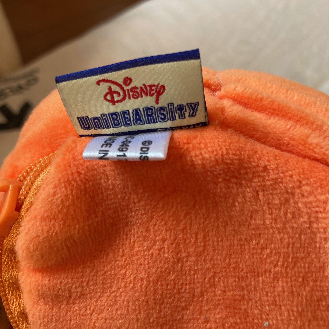 ぬいぐるみ　ユニベアシティ　ディズニー　小物入れ　φ8x5 カボチャ