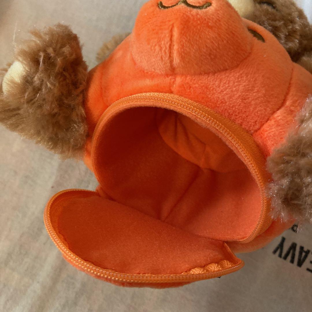 ぬいぐるみ　ユニベアシティ　ディズニー　小物入れ　φ8x5 カボチャ