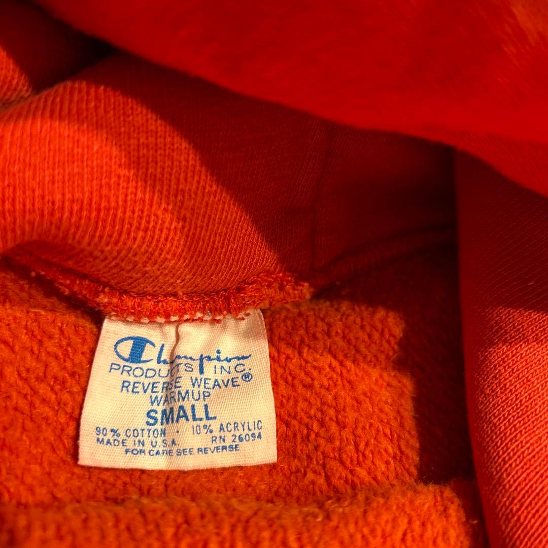 champion 単色タグ　リバースウィーブ　ビンテージスウェット　パーカー　S