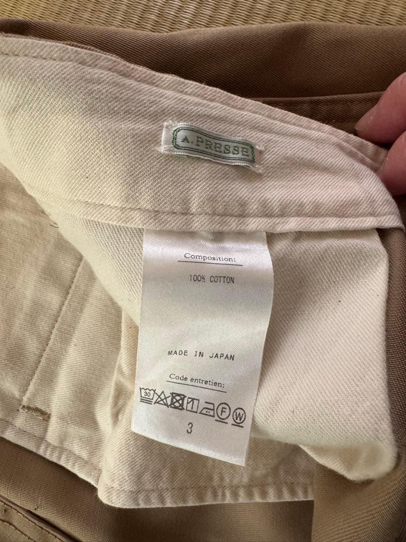 パンツ A.PRESSE Vintage US ARMY Chino Trousers