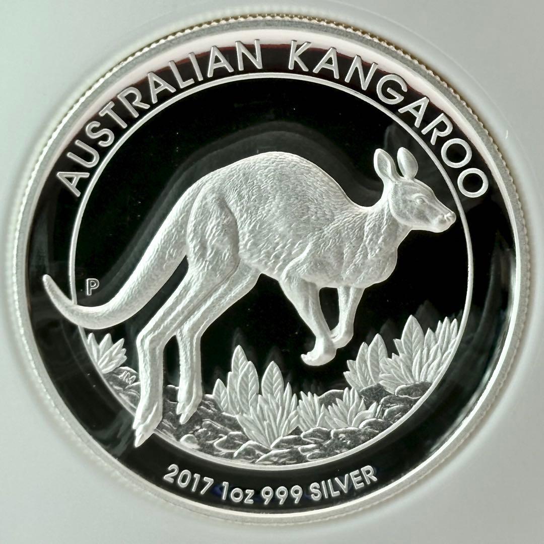 2017 オーストラリア カンガルー 1ドル 銀貨 NGC PF70 UC