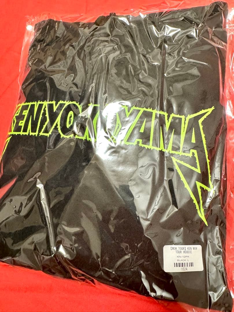 新品 KEN YOKOYAMA横山 健『MOW』パーカー黒L① ハイスタンダード