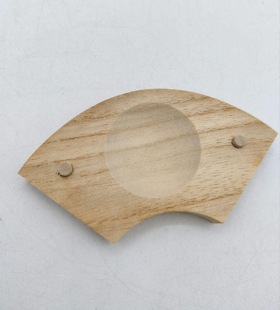 c628 香合 木地 扇面 海松蒔絵 畑幸春 木箱 茶道具 古物