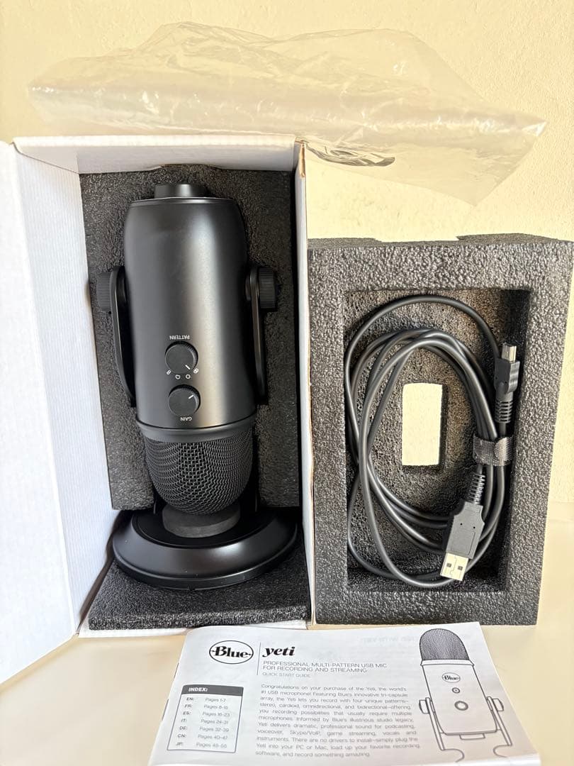 blue yeti USBコンデンサーマイク 美品