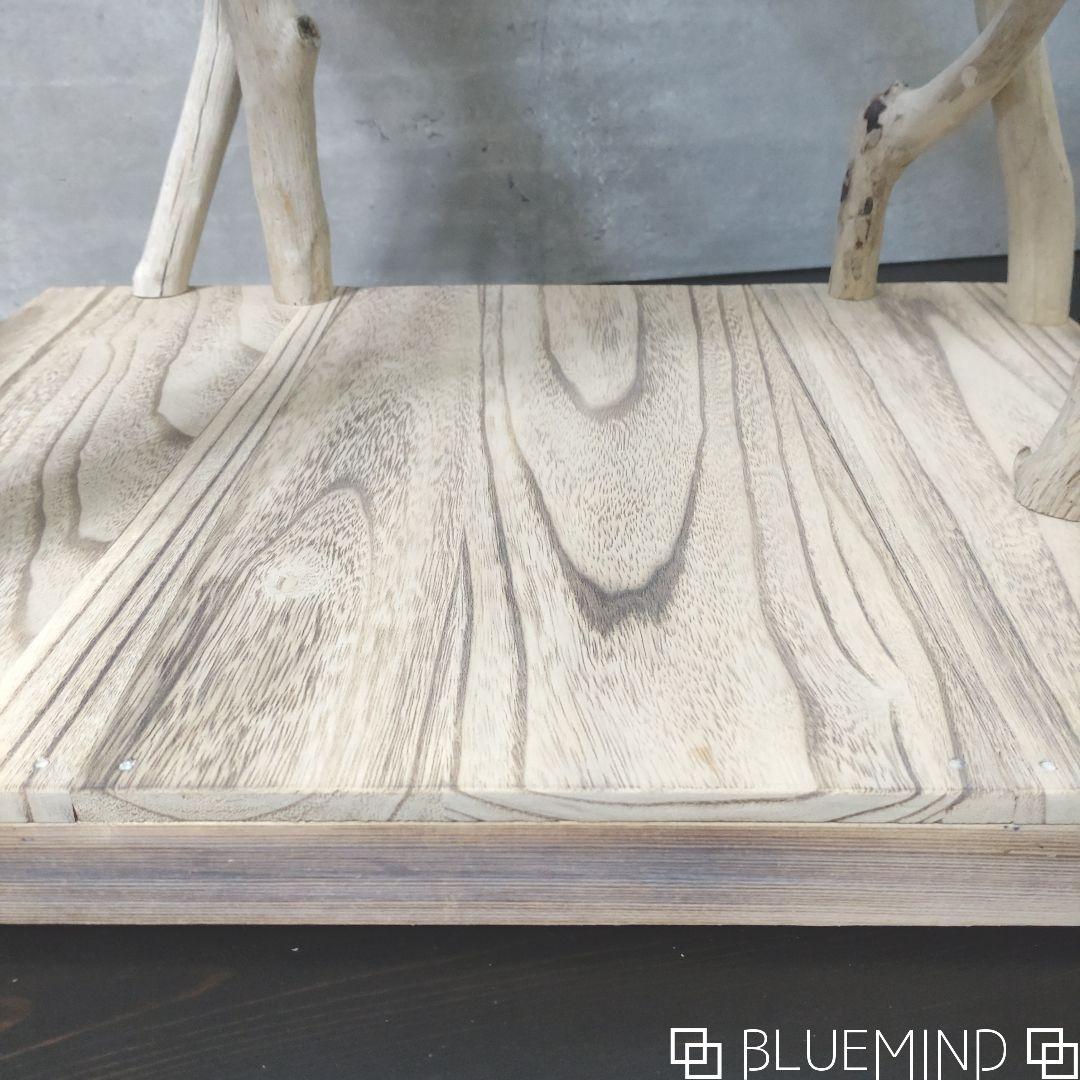 No.1201 ブルーアクリルの流木テーブル 流木インテリア