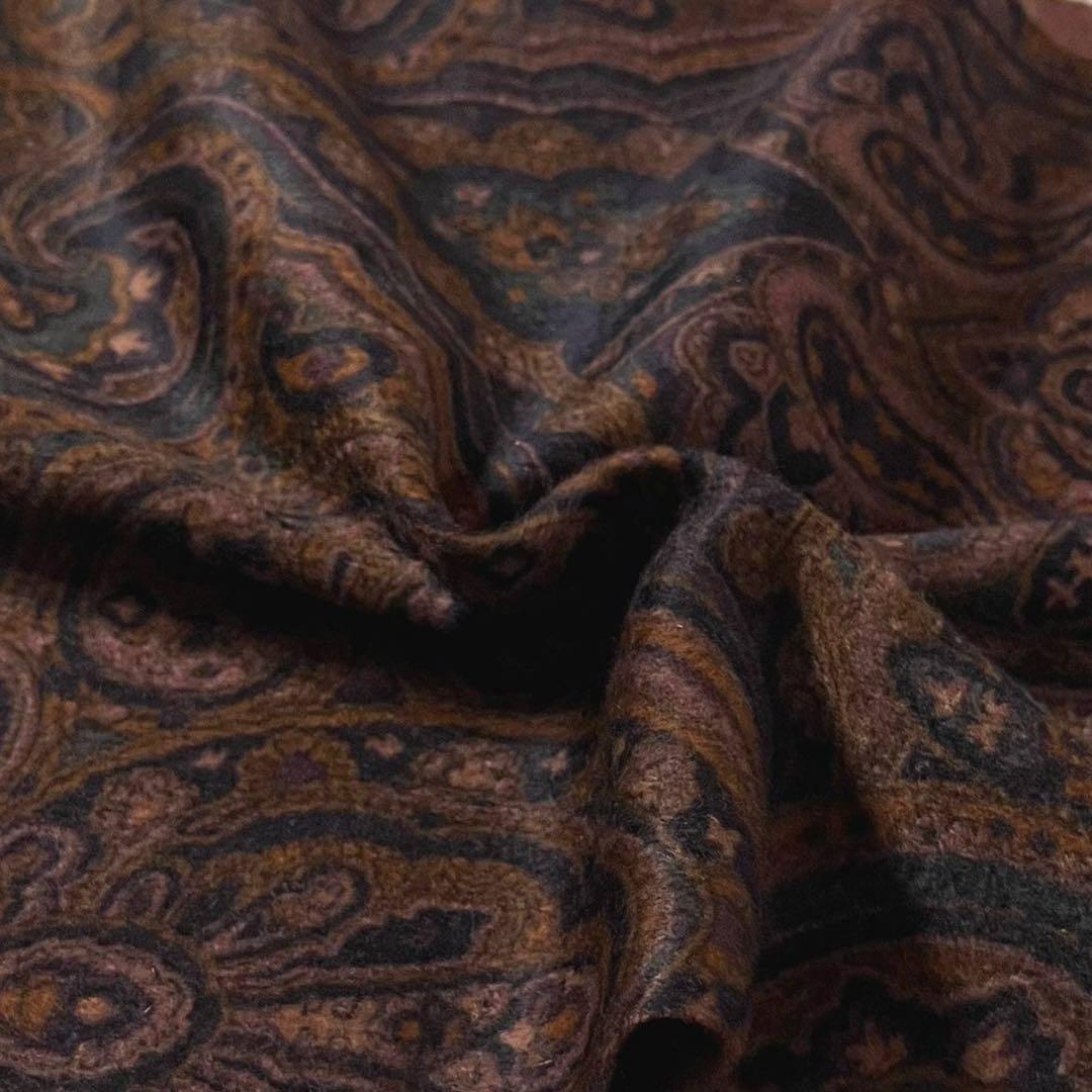 【未使用級】ロロピアーナ　カシミヤ100% マフラー　ペイズリー柄　2WAY