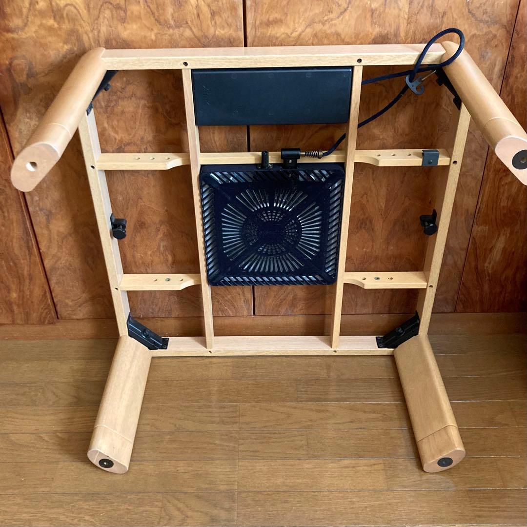 美品 ユアサプライムス 丸栄木工所 家具調こたつ