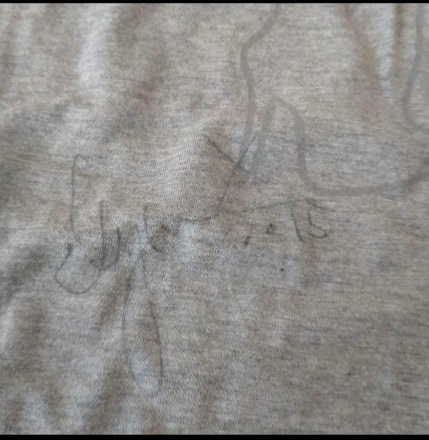 back number fishTシャツ 清水依与吏直筆サイン