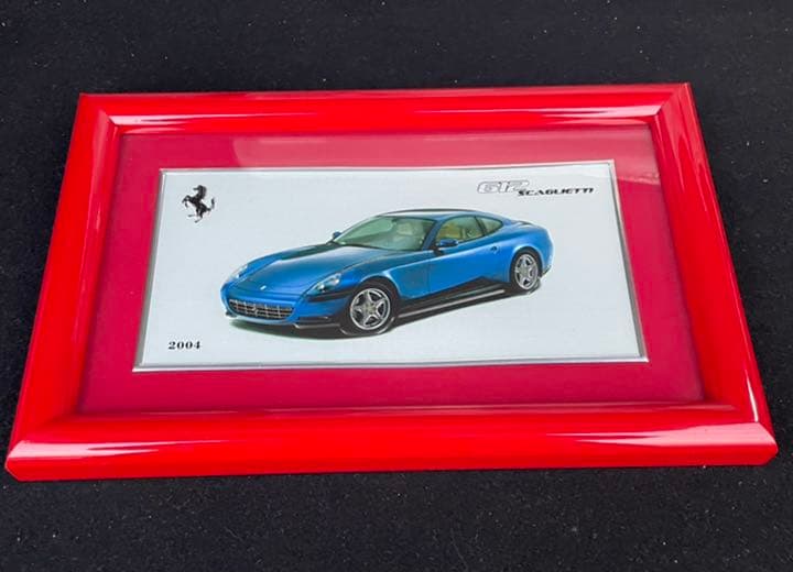 フェラーリ612額装プレート