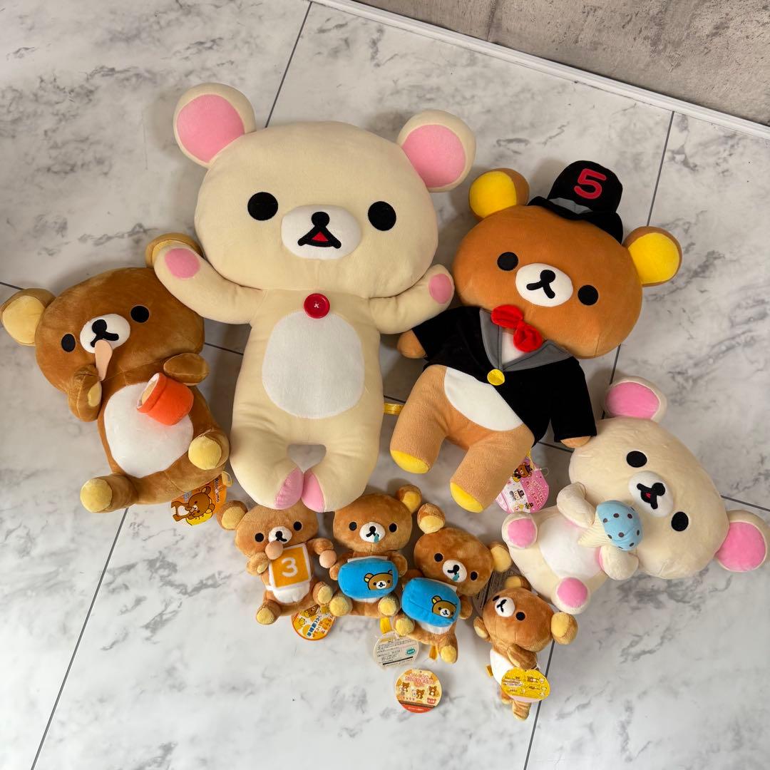 希少　リラックマ ぬいぐるみ マスコット 特大　 まとめ売り