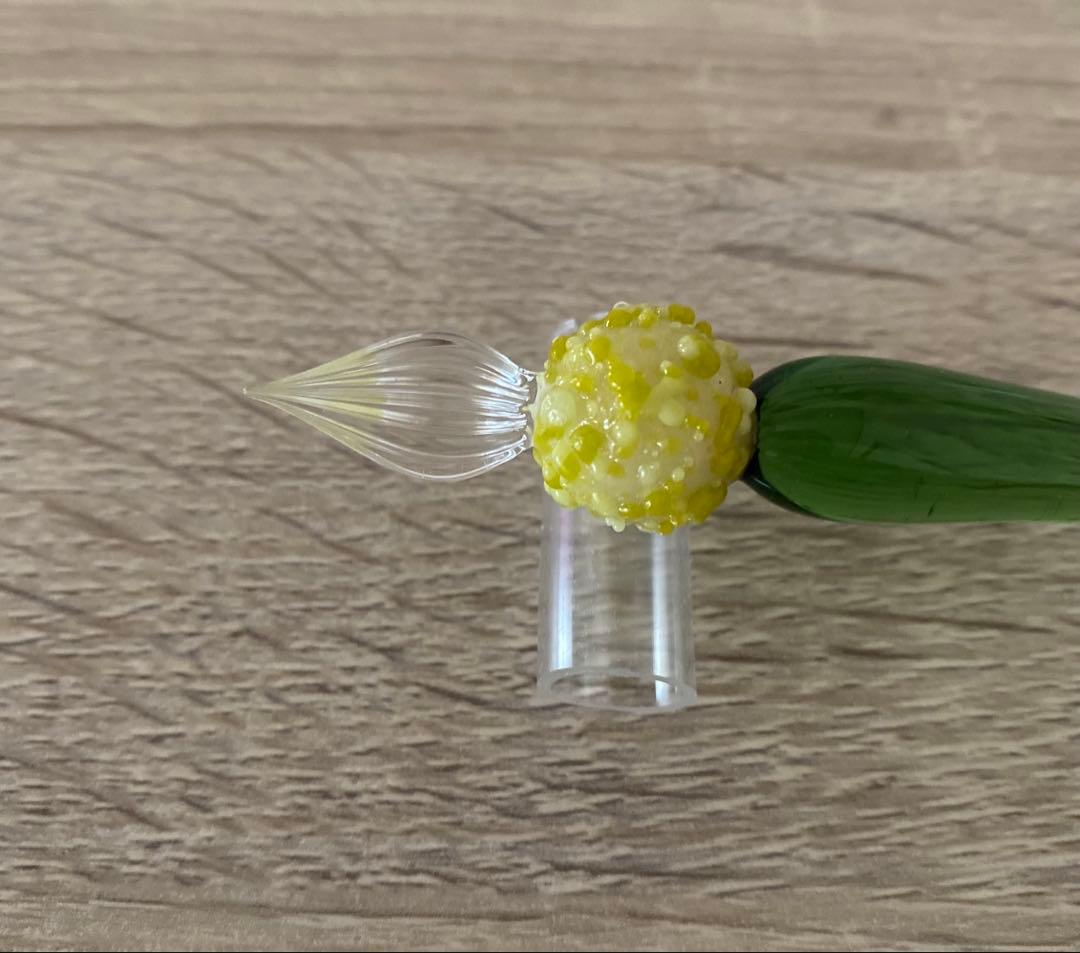 ガラスペン ずんだもち ミルキーグリーン