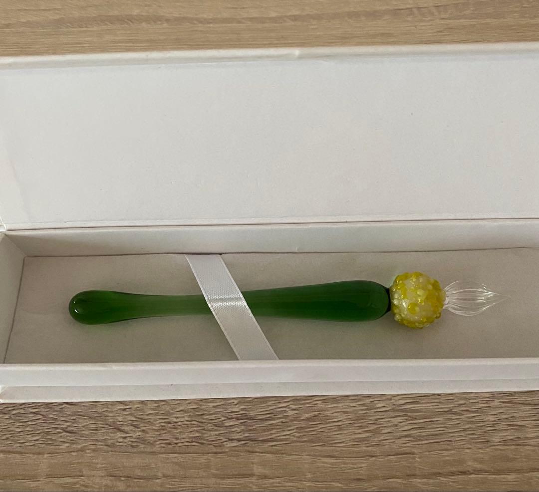 ガラスペン ずんだもち ミルキーグリーン