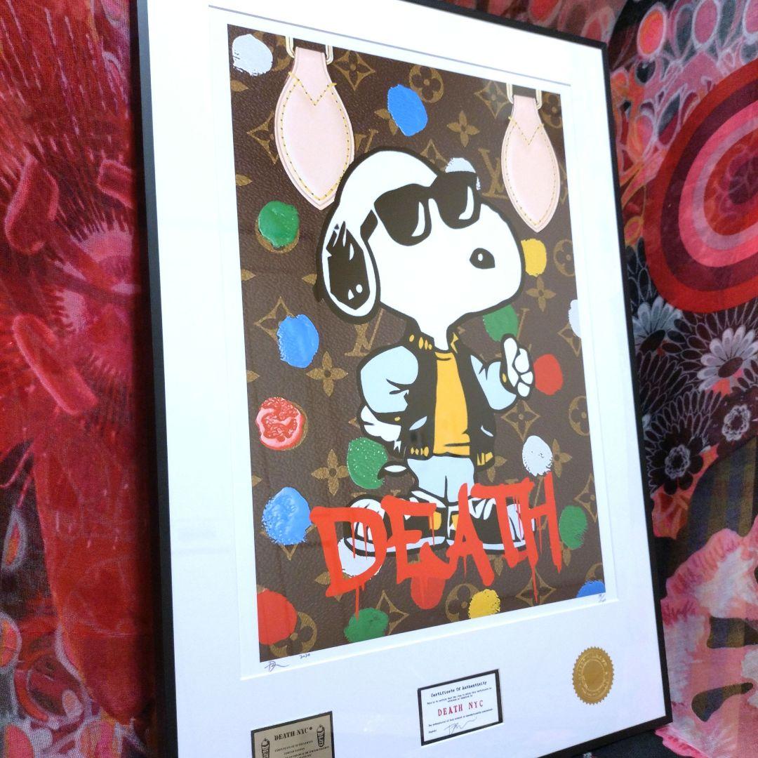 アートポスター　額装　スヌーピー