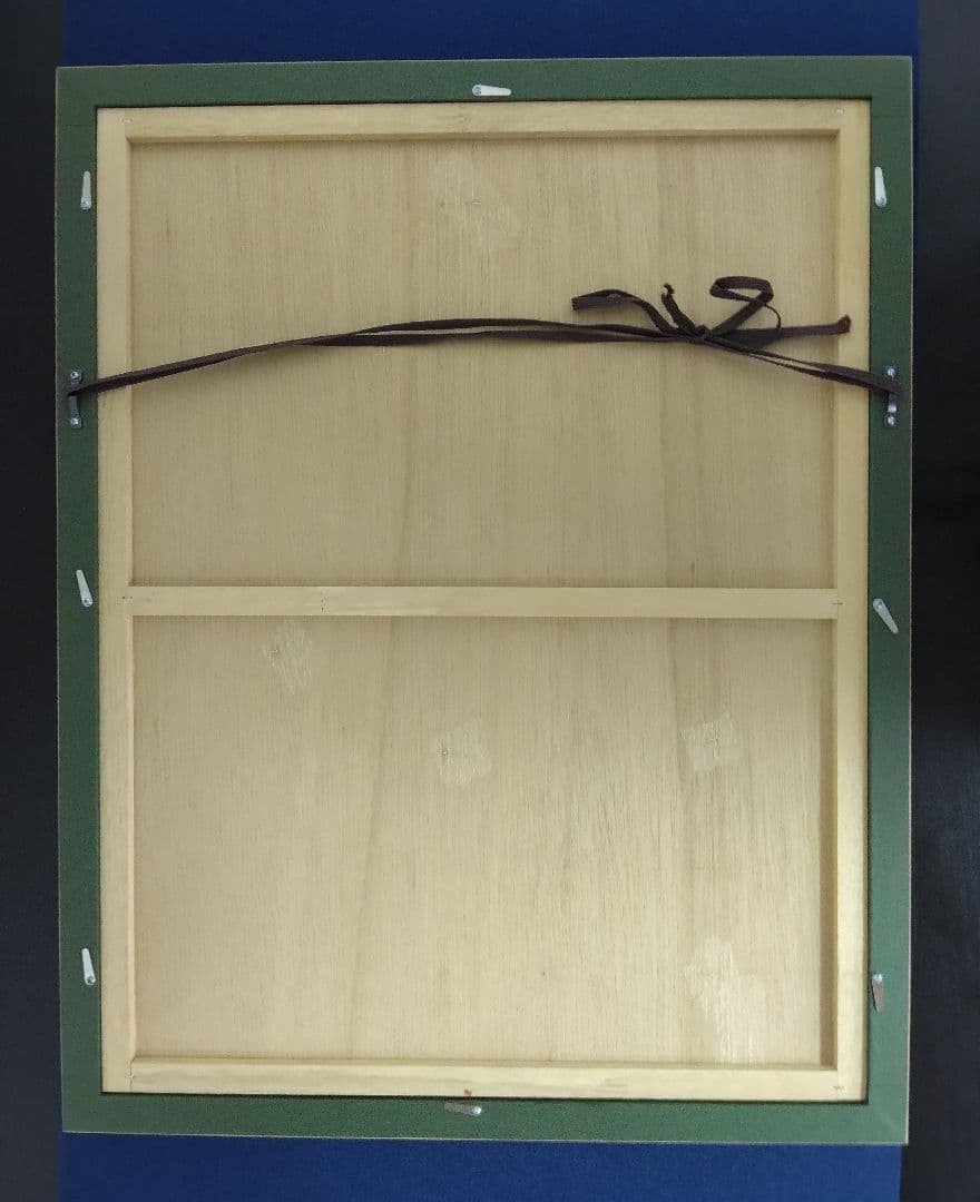 粛粲寶【黒田清輝・小林古径／師事】水彩画　額装