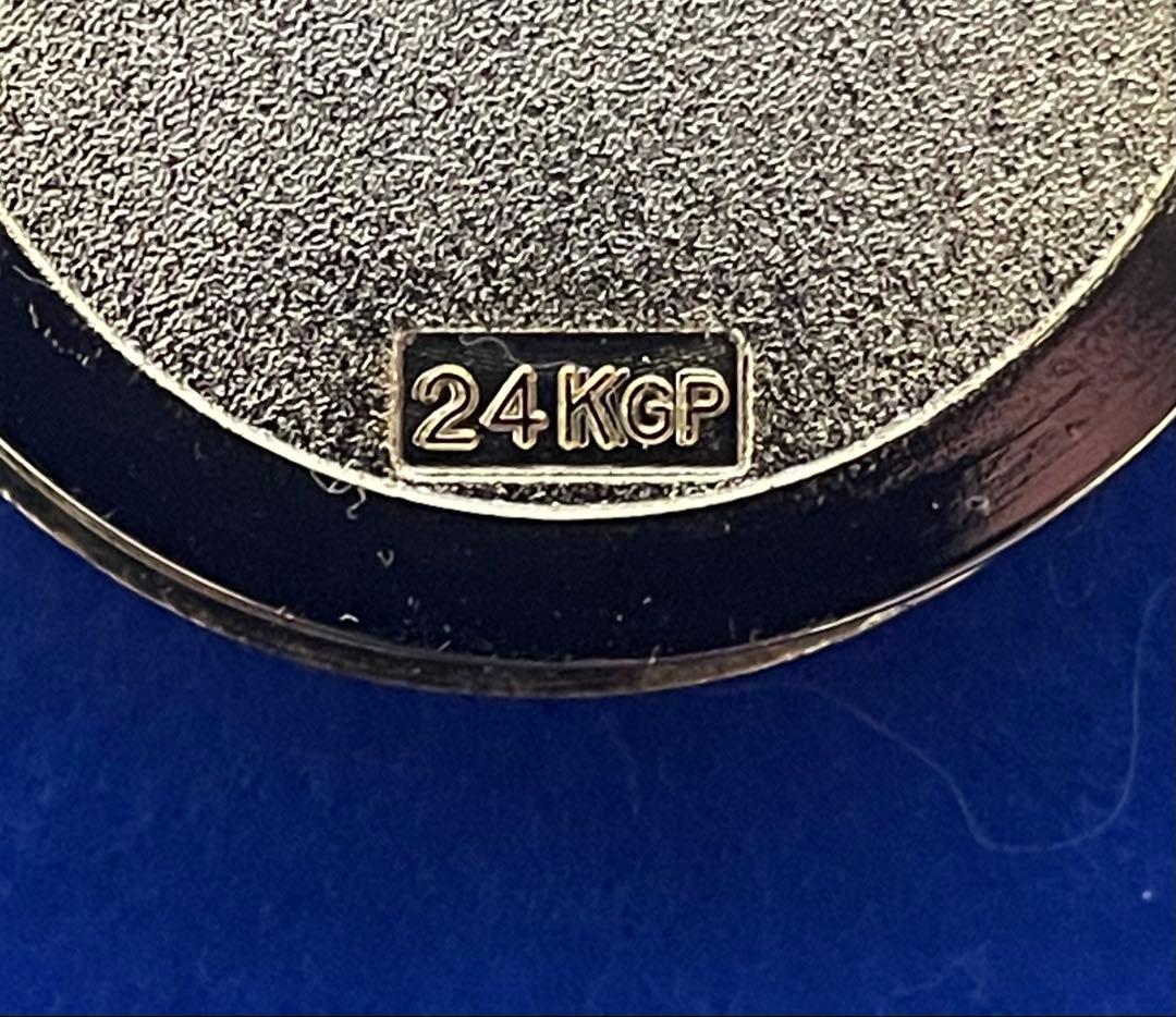 鉄道ファン【日本国有鉄道】24Kメッキ・国鉄動輪オフィシャル印鑑朱肉、ケース付