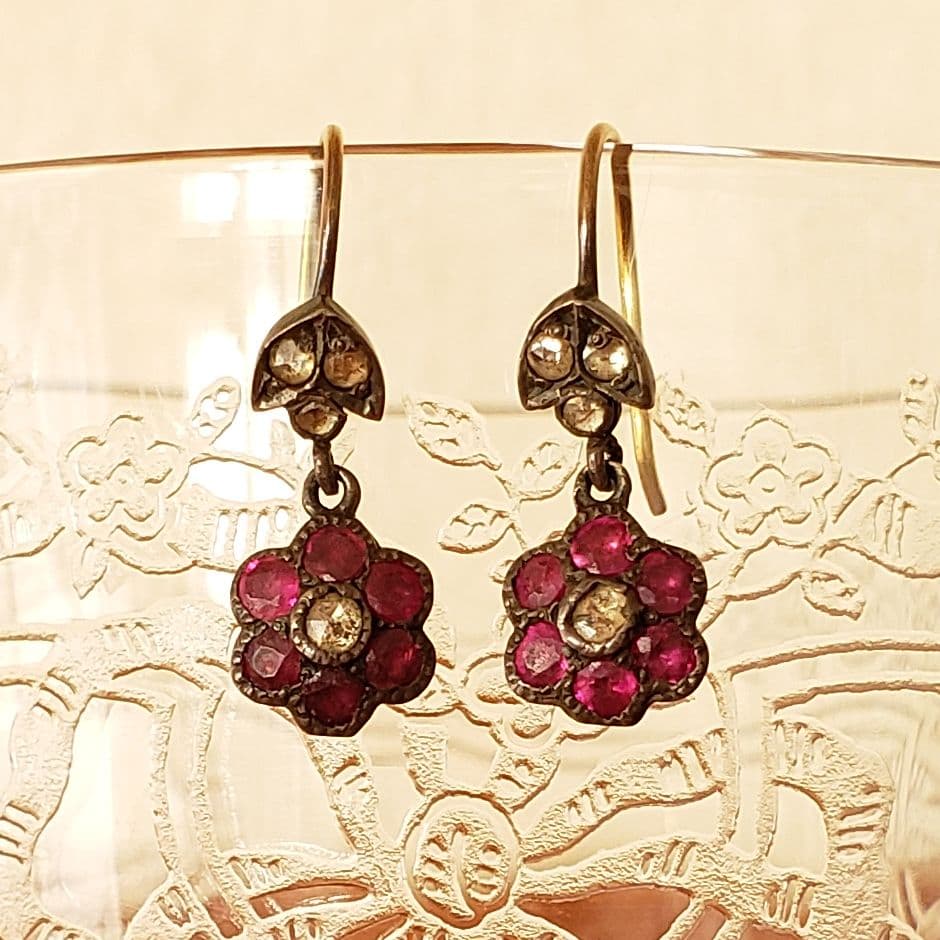 1800年代 アンティーク ピアス