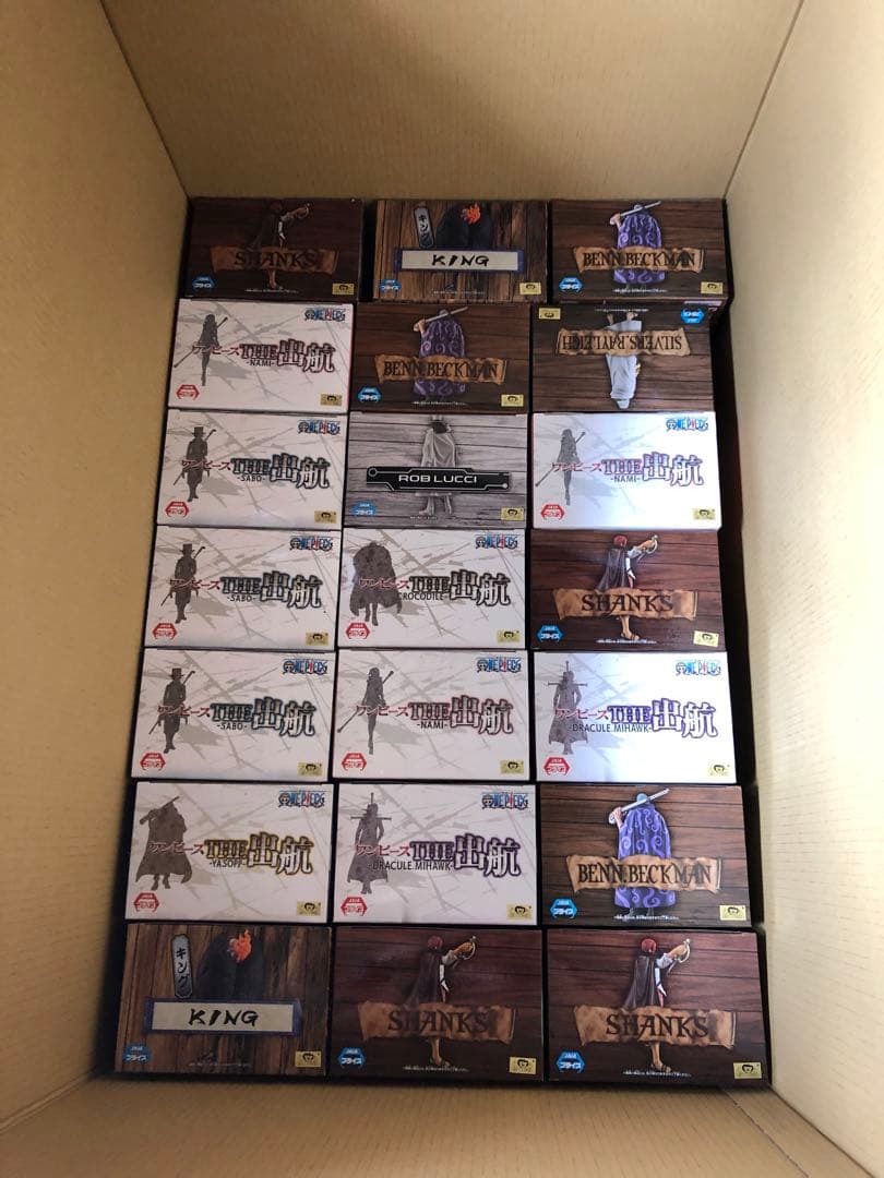 ワンピース　フィギュア　シャンクス　ベックマン　ルッチ　ティーチ　63個