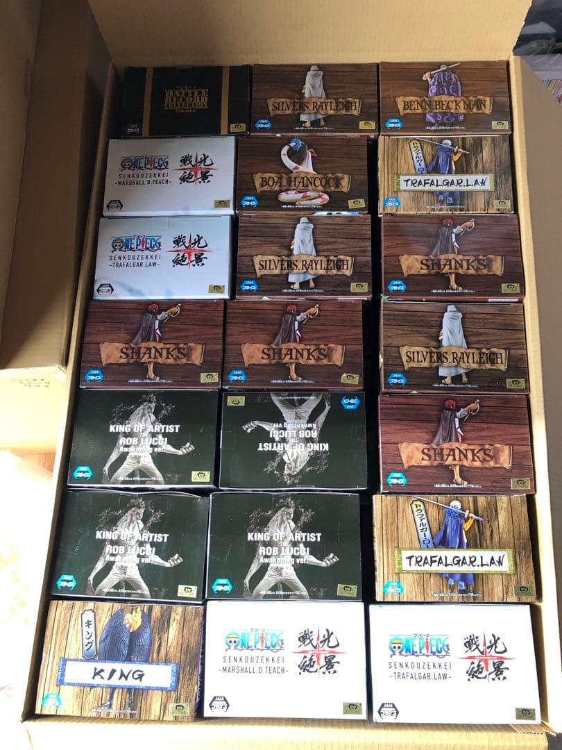 ワンピース　フィギュア　シャンクス　ベックマン　ルッチ　ティーチ　63個