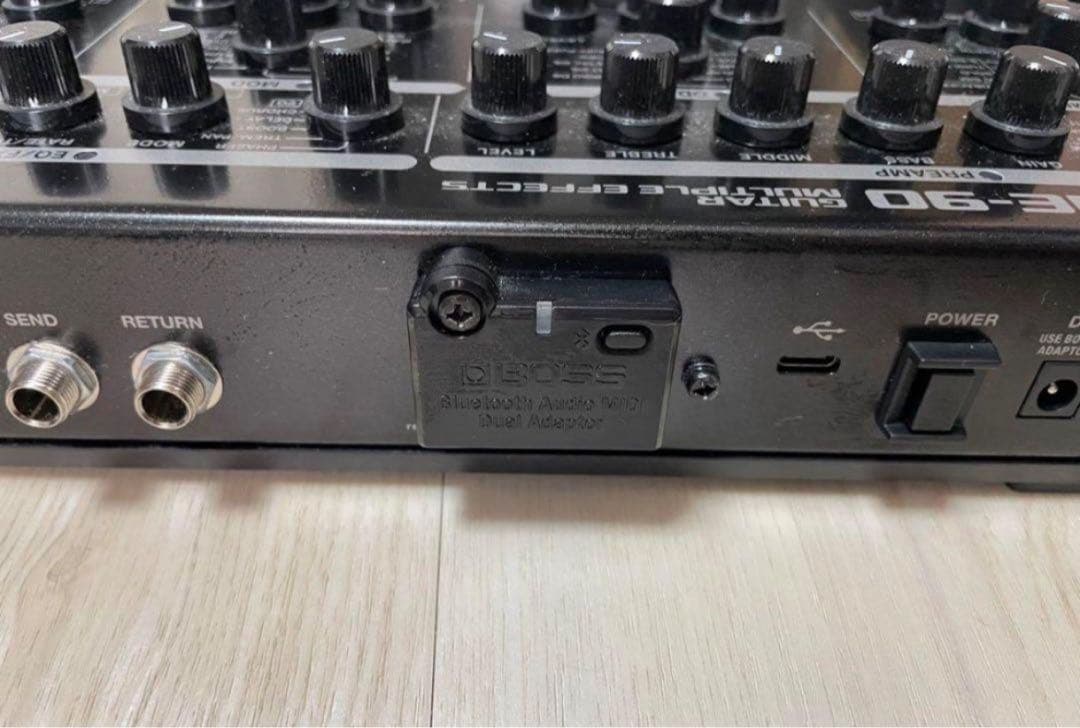 BOSS ME-90 マルチエフェクター BT-DUAL 純正アダプター付き