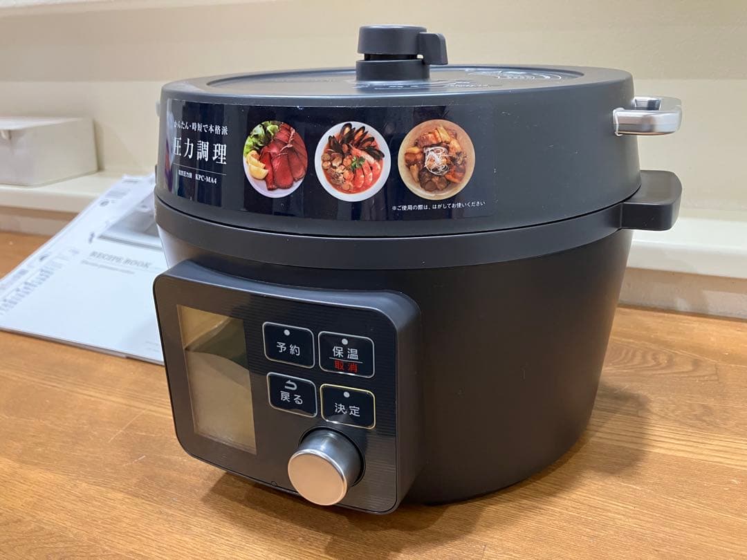 アイリスオーヤマ　電気圧力鍋　4L 開封済み未使用　KPC-MA4