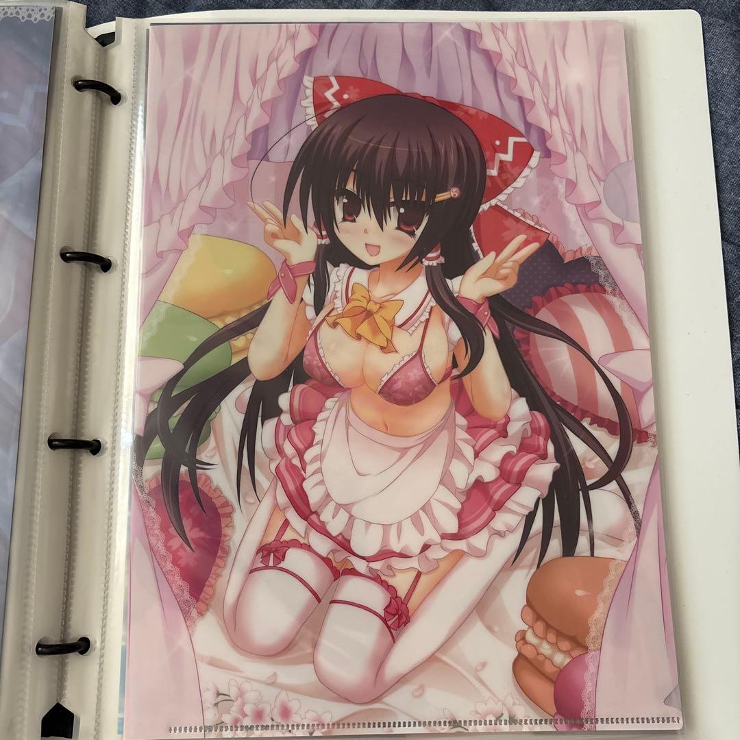 東方project 霊夢　メイド服　美少女　クリアファイル　VZ7