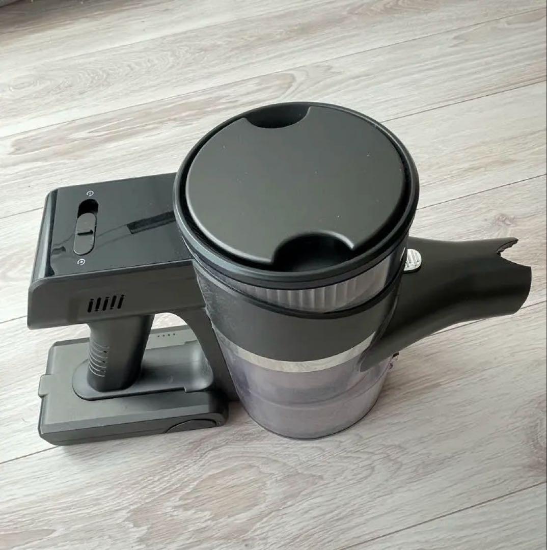 コードレス掃除機 400W強力吸引 充電収納一体型スタンド付き