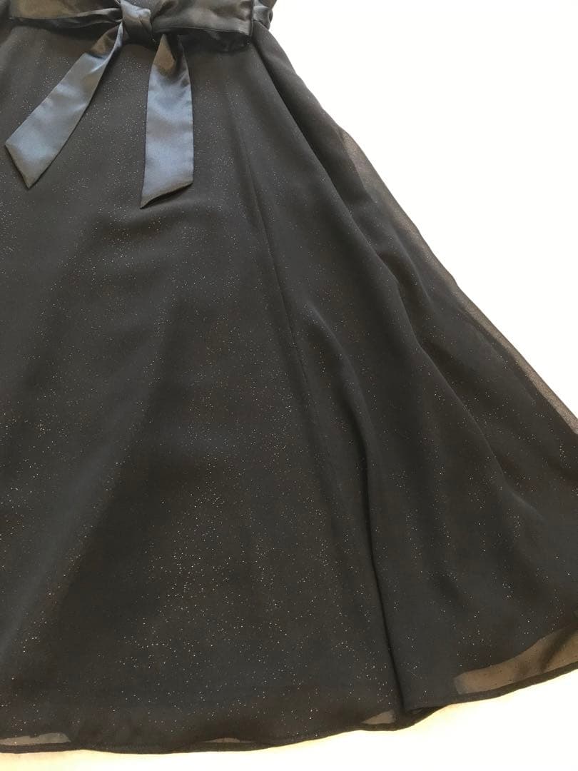 美品☆anySiSパーティドレス ホルターネック 結婚式 2次会 オンワード樫山