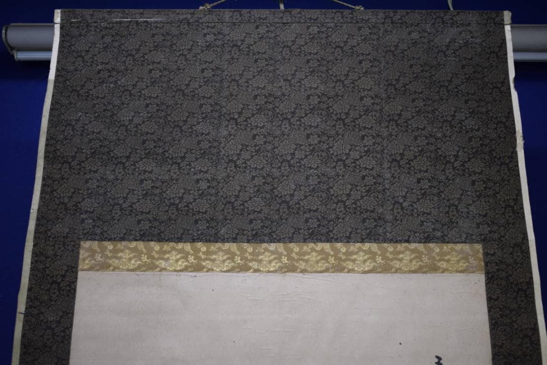 真作/谷文晁/山水図/大幅/源覚三の桐極箱付/布袋屋掛軸HG-752