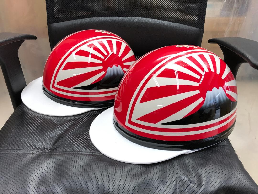 コルク半　カスタム　富士日章　三つボタン　赤白文字ありセット　高級クリヤ送料無料