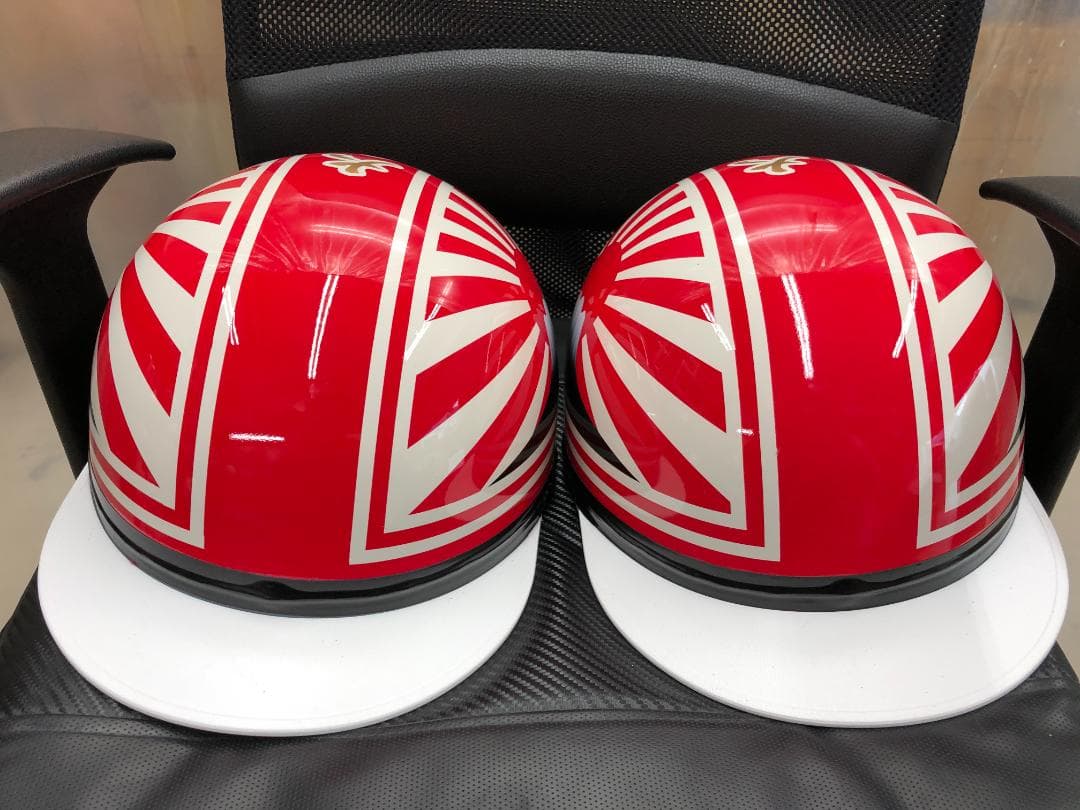 コルク半　カスタム　富士日章　三つボタン　赤白文字ありセット　高級クリヤ送料無料