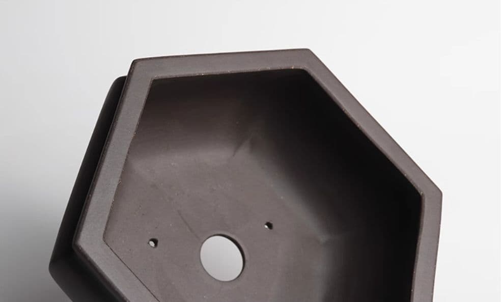 宜興 紫砂鉢 六角鉢 盆栽鉢 植木鉢