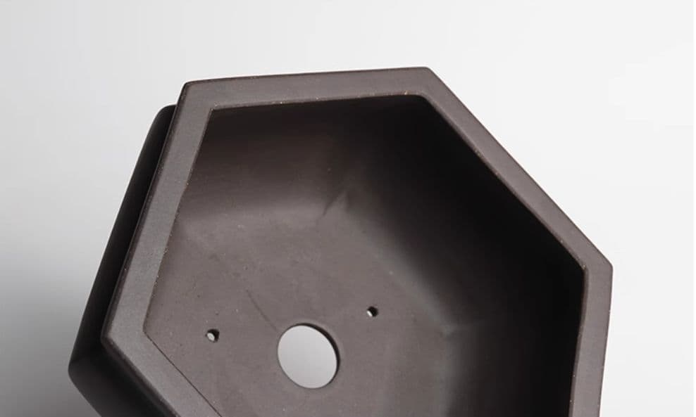 宜興 紫砂鉢 六角鉢 盆栽鉢 植木鉢