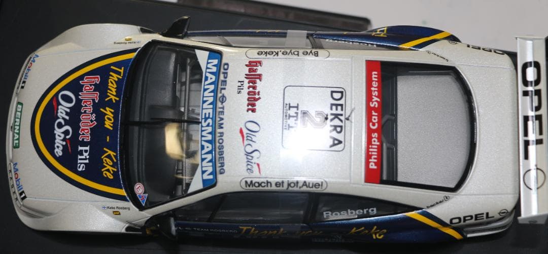 超希少ミニチャンプス(UTモデル)オペル　チームロズベルグDTM仕様　1/18