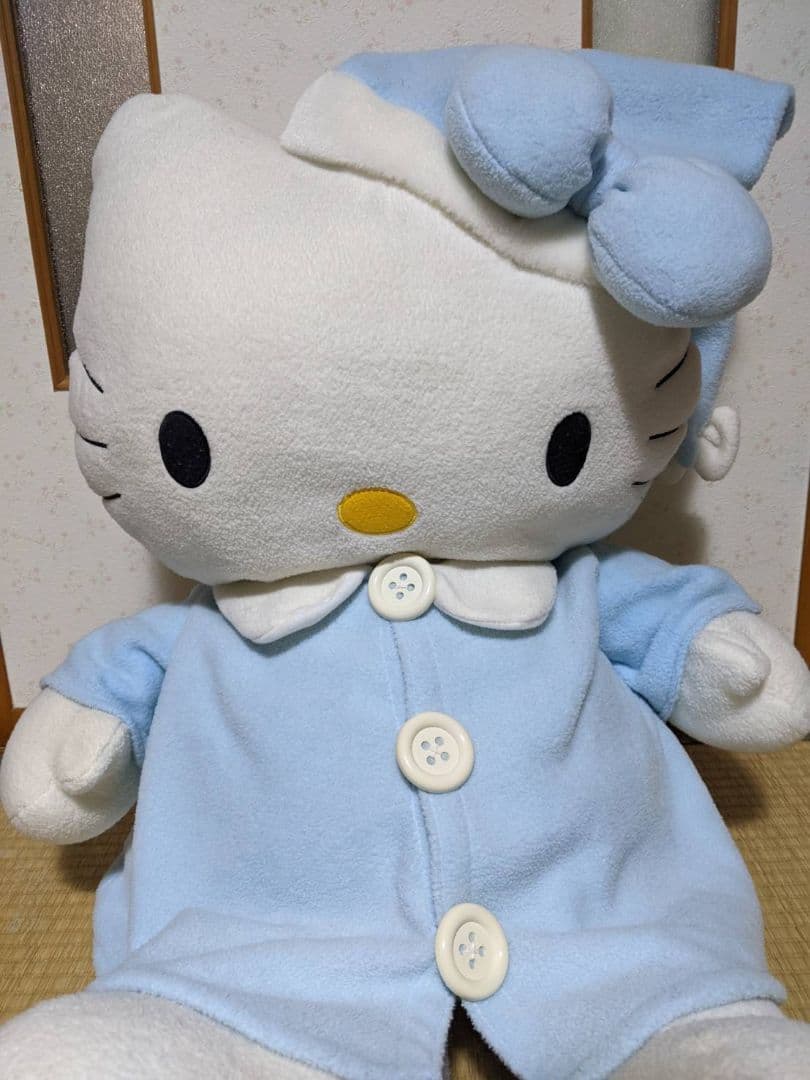 レトロ　レア　キティ　特大　ぬいぐるみ　パジャマ